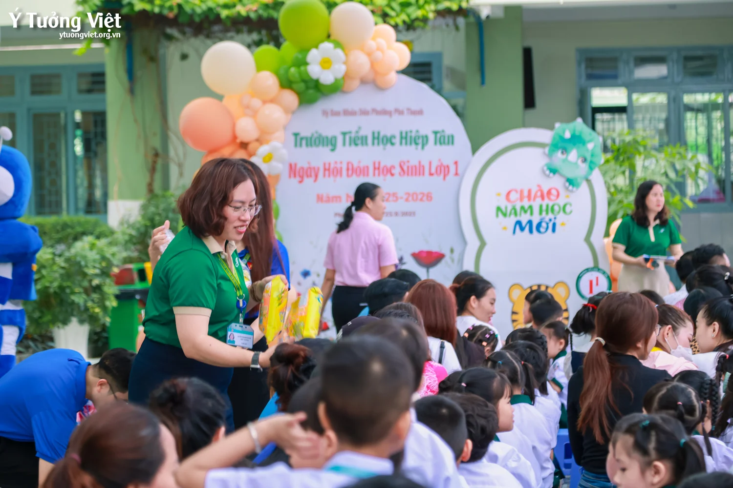 Chào mùa tựu trường 2025 – 2026 | Rộn ràng ngày hội đón em vào lớp một ở Trường TH Hiệp Tân