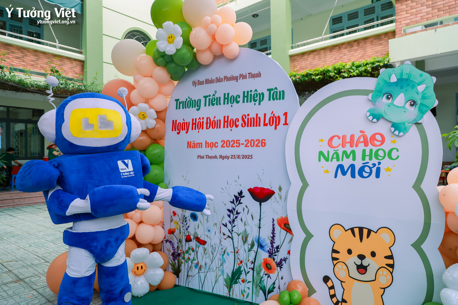 Chào mùa tựu trường 2025 – 2026 | Rộn ràng ngày hội đón em vào lớp một ở Trường TH Hiệp Tân