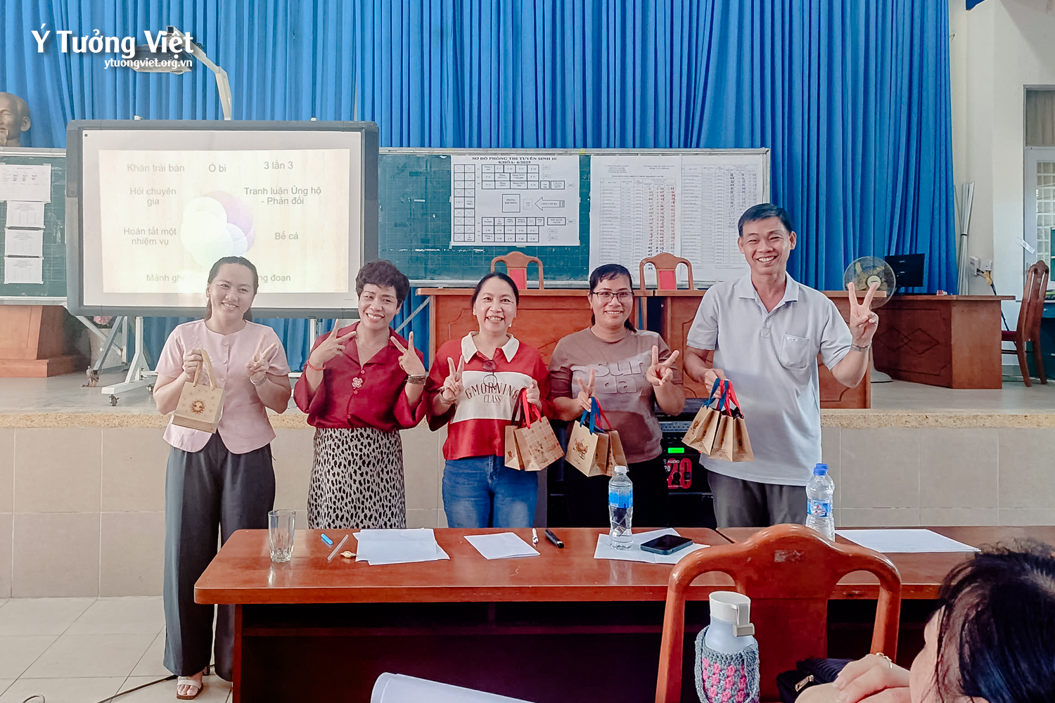 Chuỗi tập huấn giáo viên đầu năm học cùng Ý Tưởng Việt tại các trường THCS
