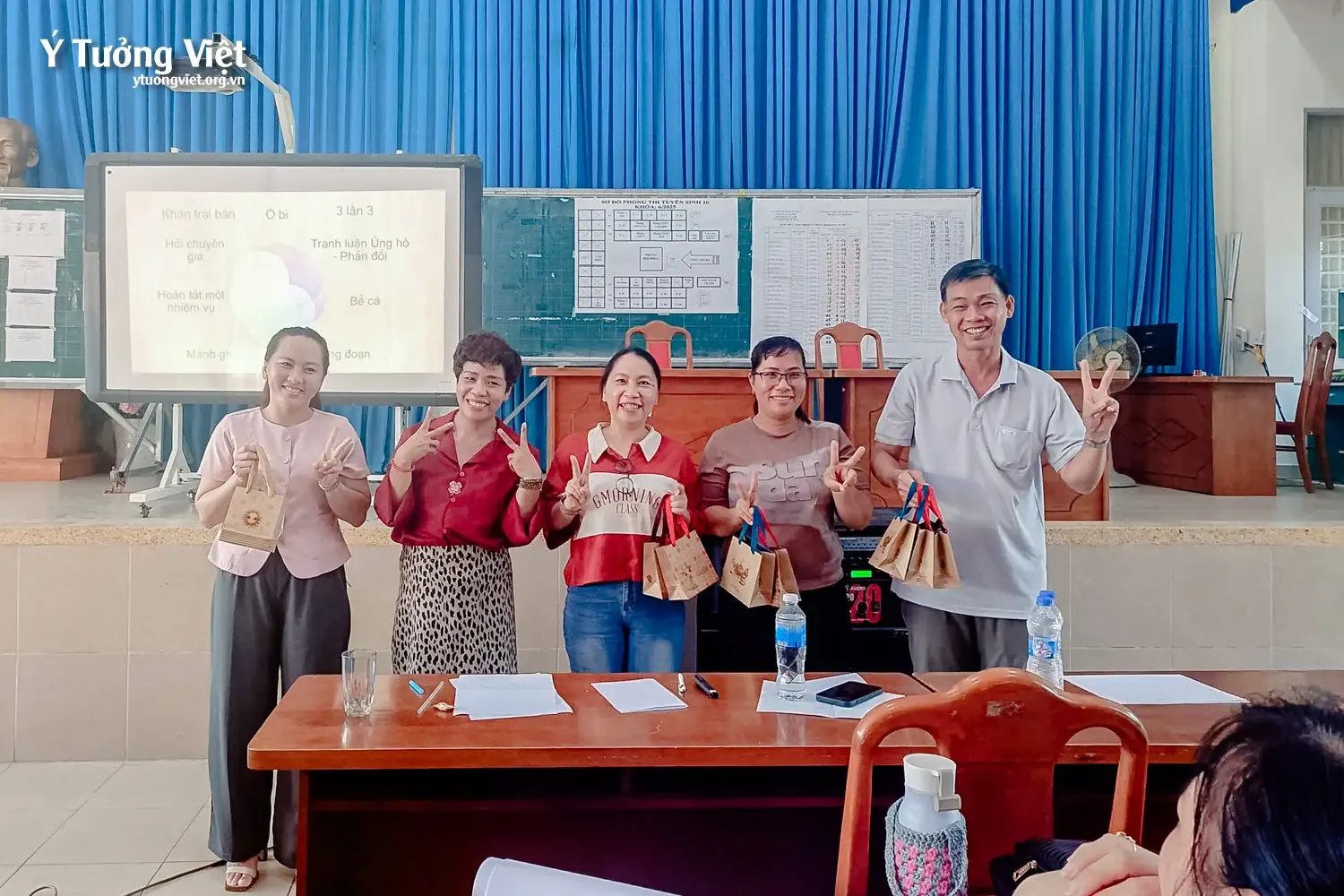 Chuỗi tập huấn giáo viên đầu năm học cùng Ý Tưởng Việt tại các trường THCS