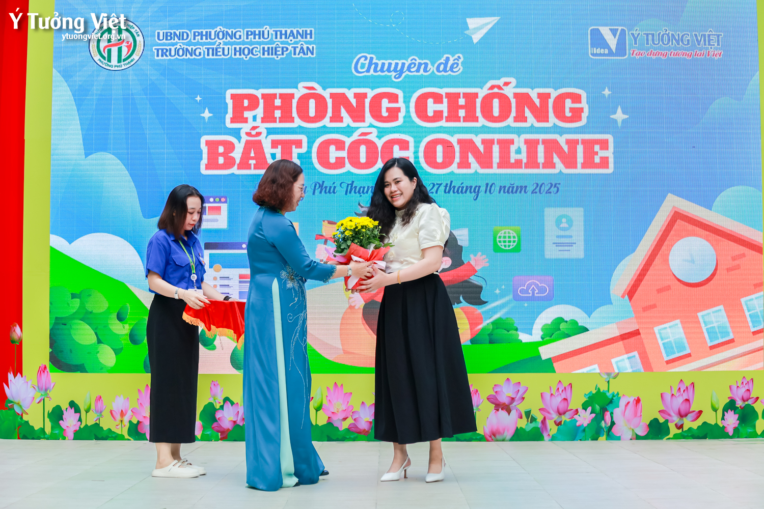 Chuyên đề “Phòng chống bắt cóc online” – cùng Trường Tiểu học Hiệp Tân trang bị “áo giáp số”