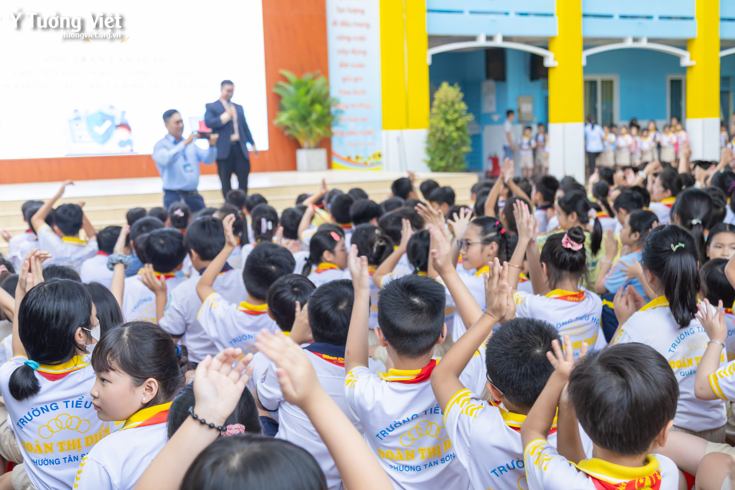 Đồng hành cùng Trường TH Đoàn Thị Điểm hưởng ứng chiến dịch “Chống bắt cóc trực tuyến”