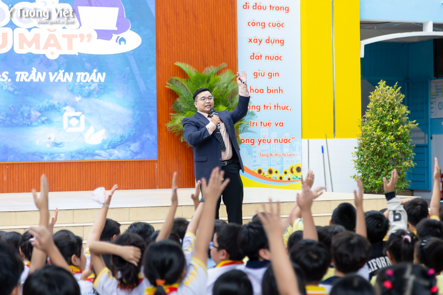 Đồng hành cùng Trường TH Đoàn Thị Điểm hưởng ứng chiến dịch “Chống bắt cóc trực tuyến”