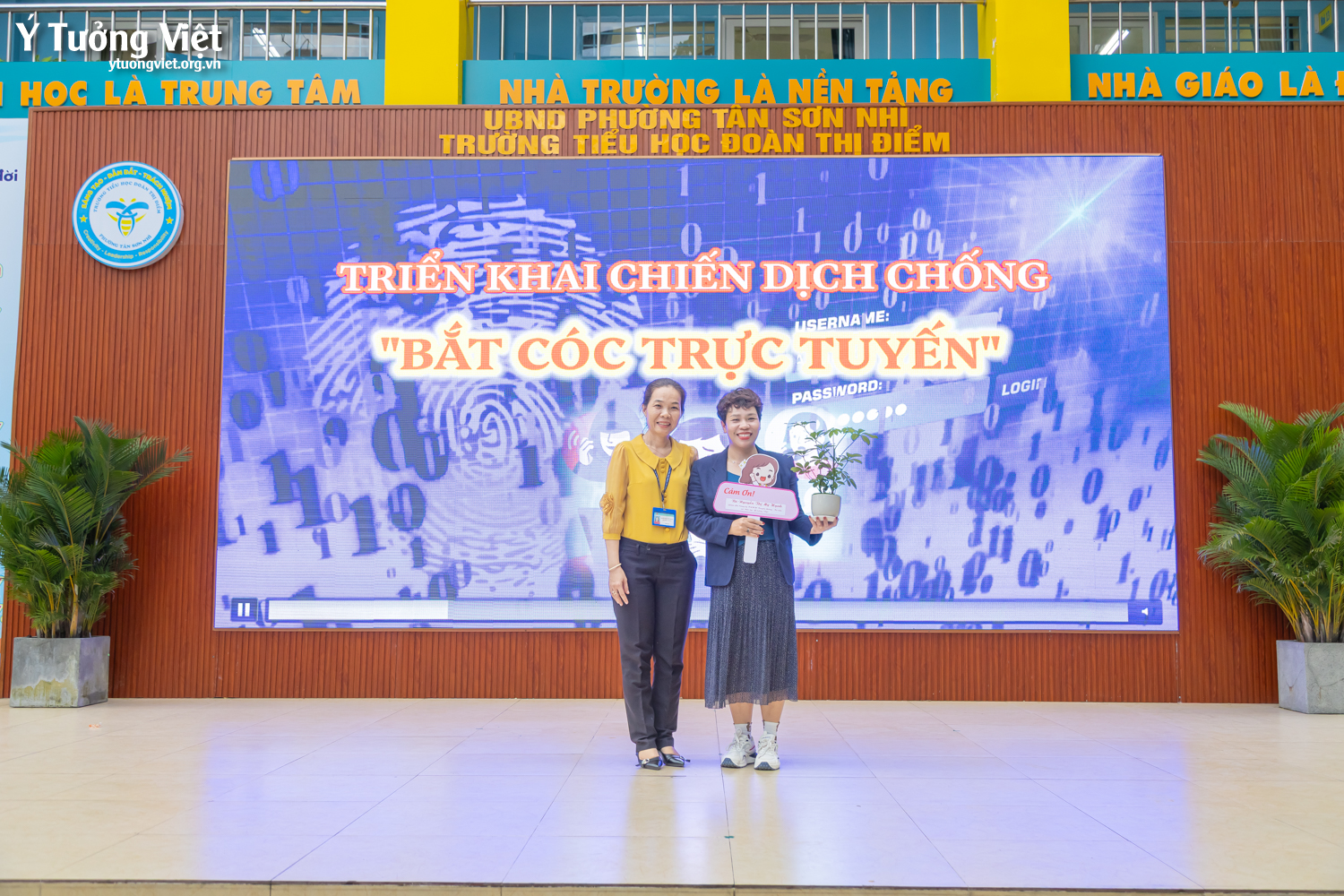 Đồng hành cùng Trường TH Đoàn Thị Điểm hưởng ứng chiến dịch “Chống bắt cóc trực tuyến”