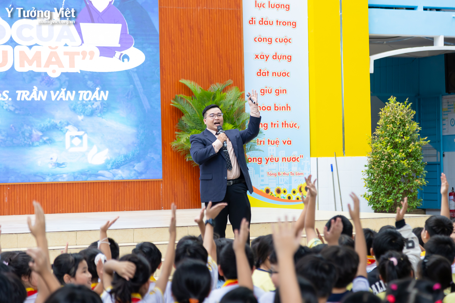 Đồng hành cùng Trường TH Đoàn Thị Điểm hưởng ứng chiến dịch “Chống bắt cóc trực tuyến”