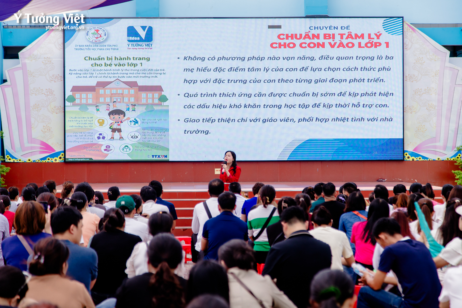 Đồng hành cùng con vào lớp 1: San sẻ nỗi lo cùng phụ huynh TH Phan Chu Trinh