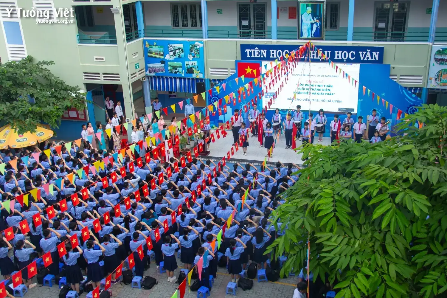 Dự án phát triển tâm lý học đường 2025 – 2026 | Khởi động phòng tâm lý học đường Trường THCS Bạch Đằng