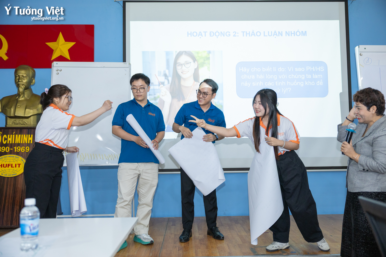 HUFLIT & Ý Tưởng Việt | Nâng tầm năng lực đội ngũ qua chuyên đề “Kỹ năng phân tích & xử lý tình huống”