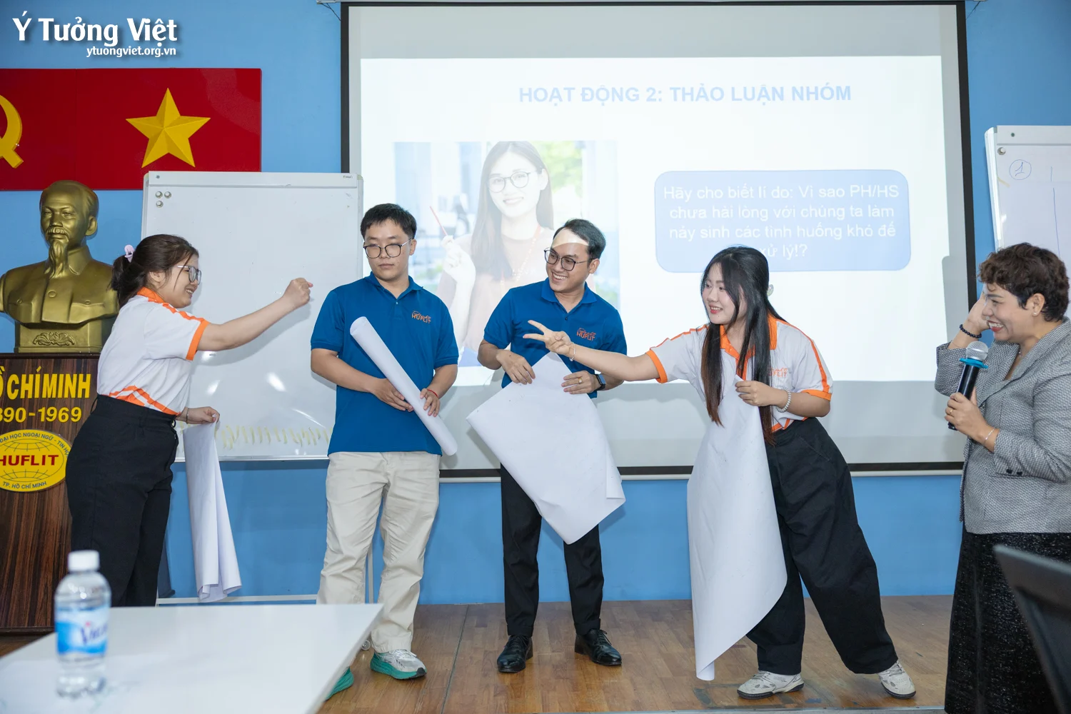 HUFLIT & Ý Tưởng Việt | Nâng tầm năng lực đội ngũ qua chuyên đề “Kỹ năng phân tích & xử lý tình huống”
