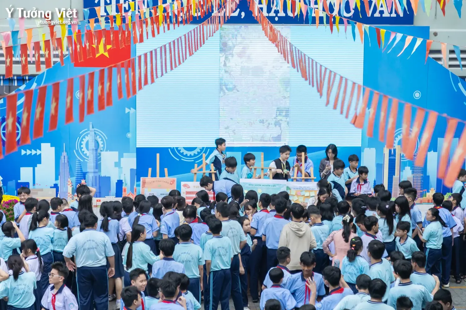 Hành trình chăm sóc sức khỏe tinh thần mùa xuân 2026 ở THCS Bạch Đằng – F5 tinh thần, nhẹ lòng đón Tết