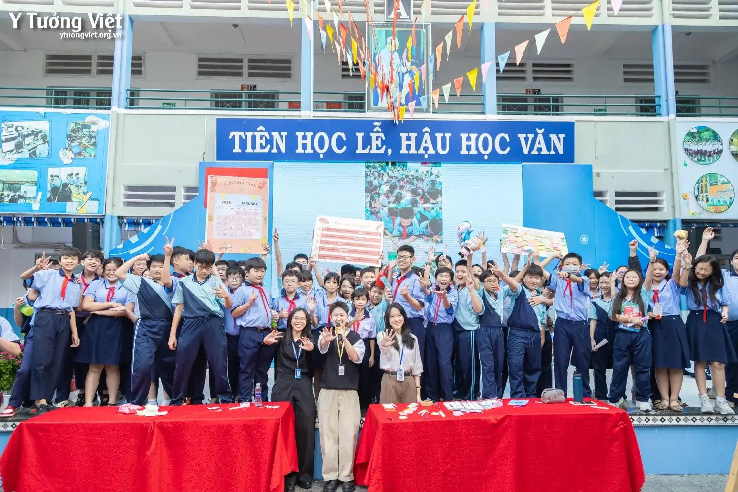 Hành trình chăm sóc sức khỏe tinh thần mùa xuân 2026 ở THCS Bạch Đằng – F5 tinh thần, nhẹ lòng đón Tết