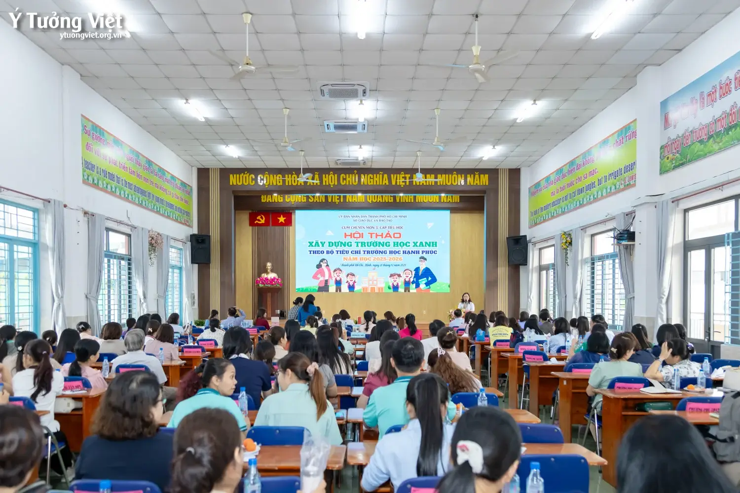 Kết nối chuyên môn – Lan tỏa giá trị: Hành trình “xây dựng trường học xanh” theo tiêu chí trường học hạnh phúc