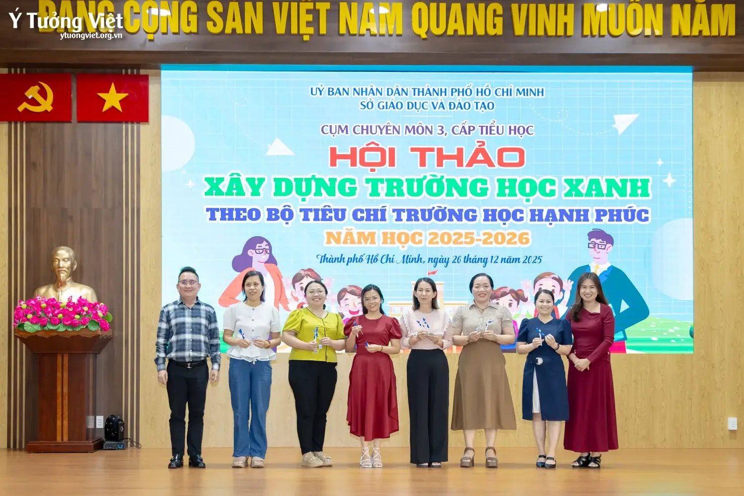 Kết nối chuyên môn – Lan tỏa giá trị: Hành trình “xây dựng trường học xanh” theo tiêu chí trường học hạnh phúc