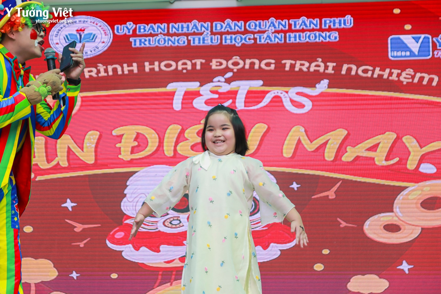 Khép lại hành trình của Tết vạn điều may, sắc xuân còn mãi trong lòng các bạn nhỏ Trường TH Tân Hương
