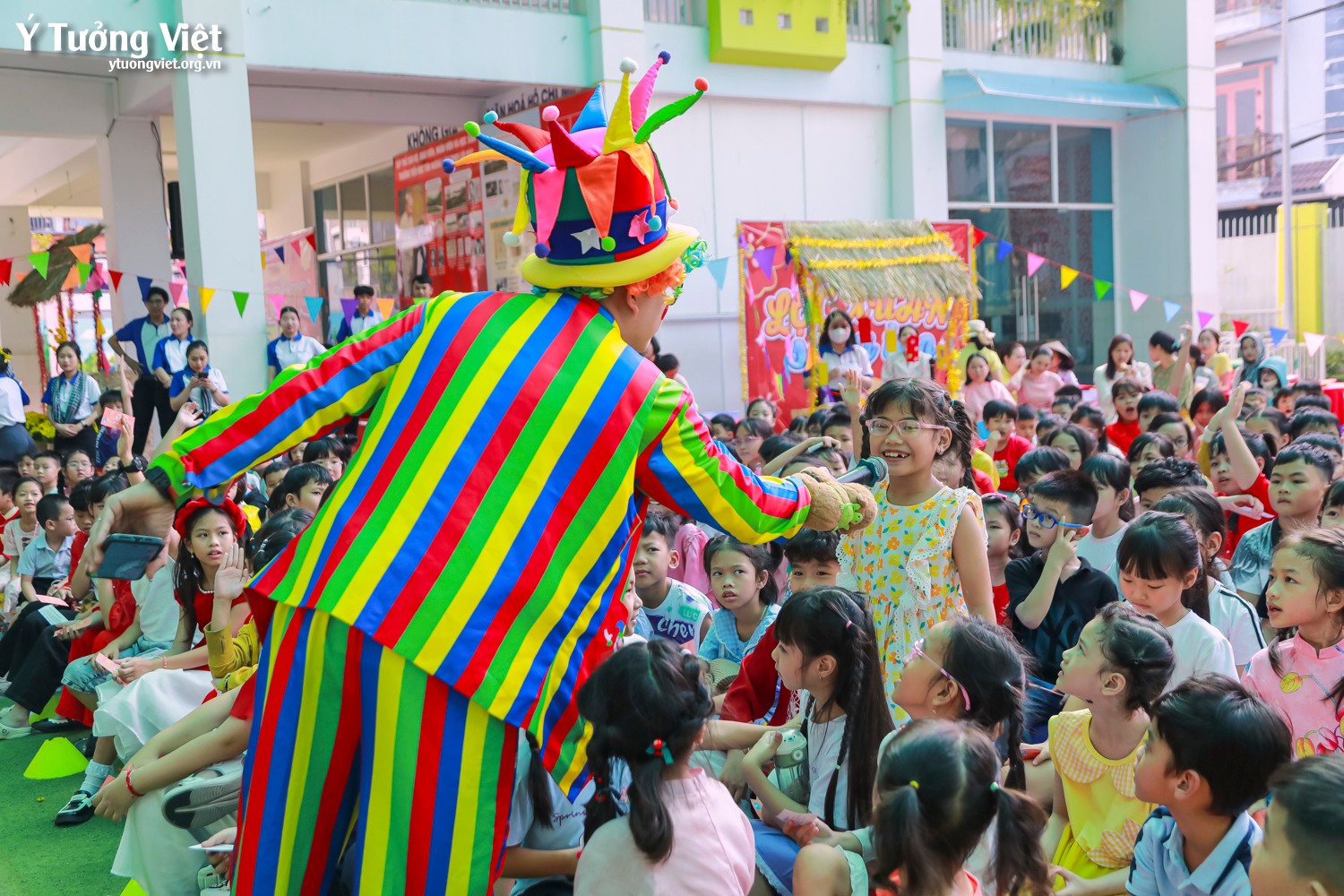 Khép lại hành trình của Tết vạn điều may, sắc xuân còn mãi trong lòng các bạn nhỏ Trường TH Tân Hương