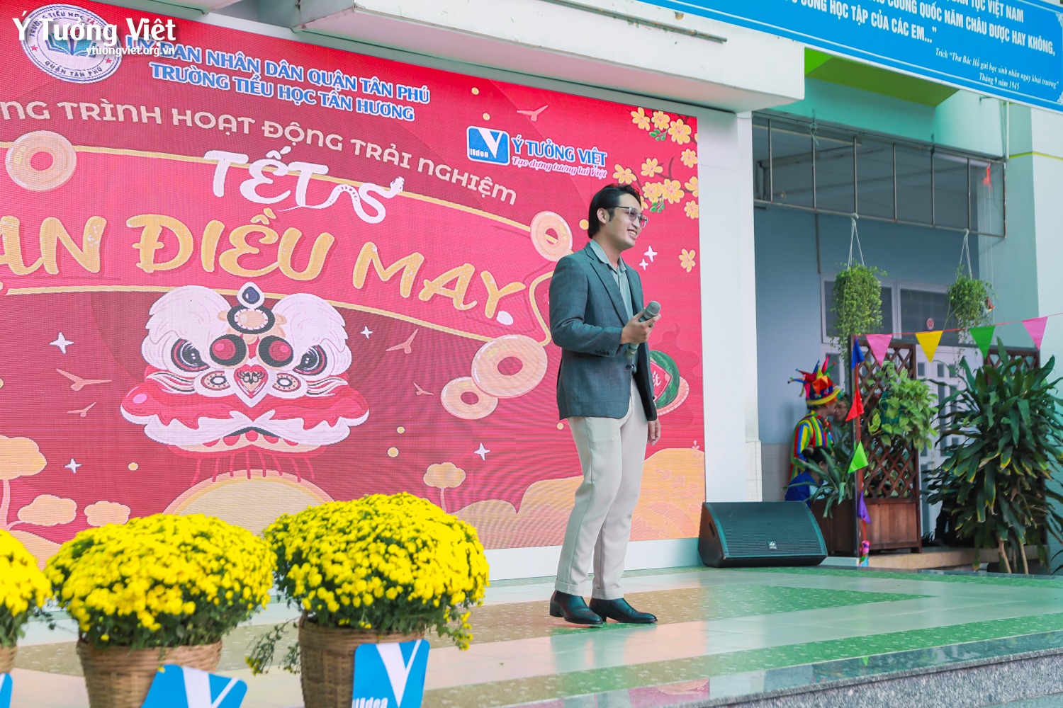 Khép lại hành trình của Tết vạn điều may, sắc xuân còn mãi trong lòng các bạn nhỏ Trường TH Tân Hương