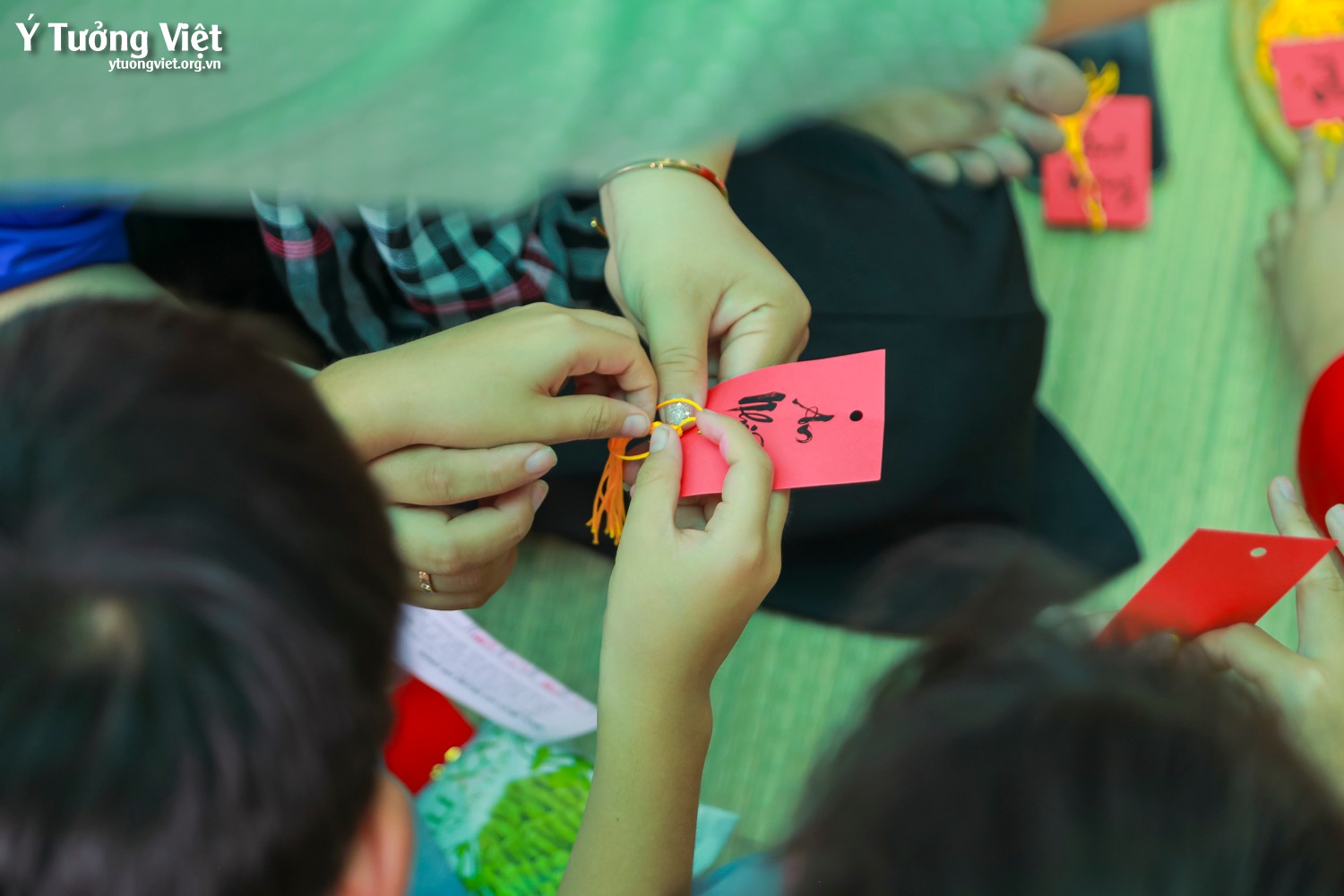 Khép lại hành trình của Tết vạn điều may, sắc xuân còn mãi trong lòng các bạn nhỏ Trường TH Tân Hương