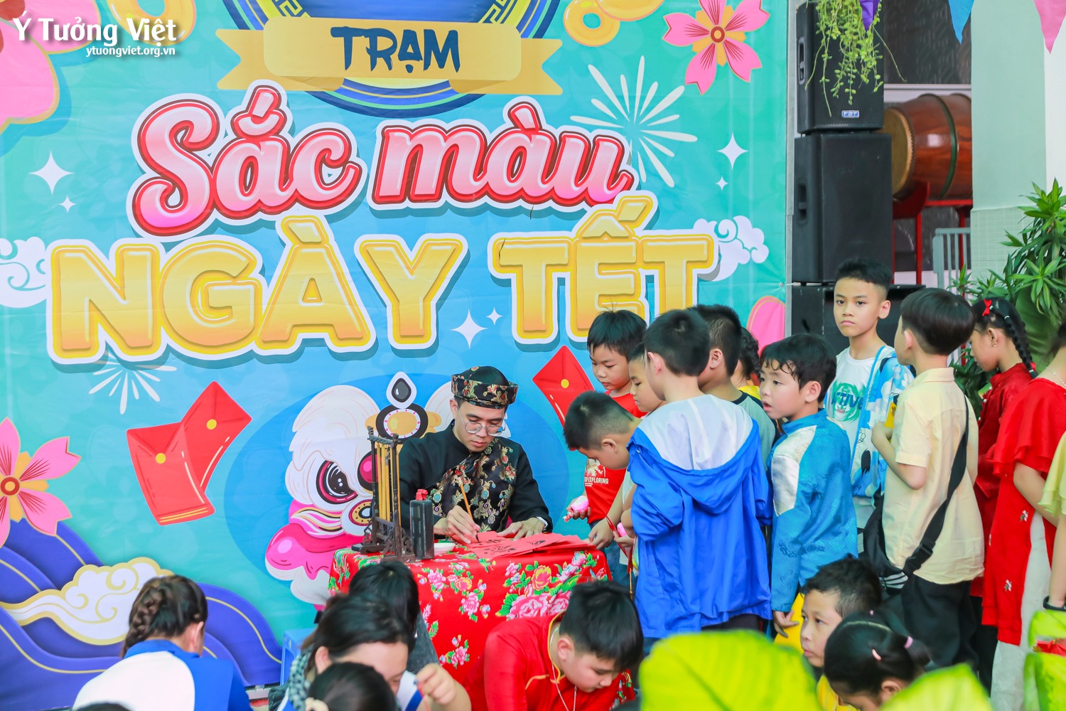 Khép lại hành trình của Tết vạn điều may, sắc xuân còn mãi trong lòng các bạn nhỏ Trường TH Tân Hương