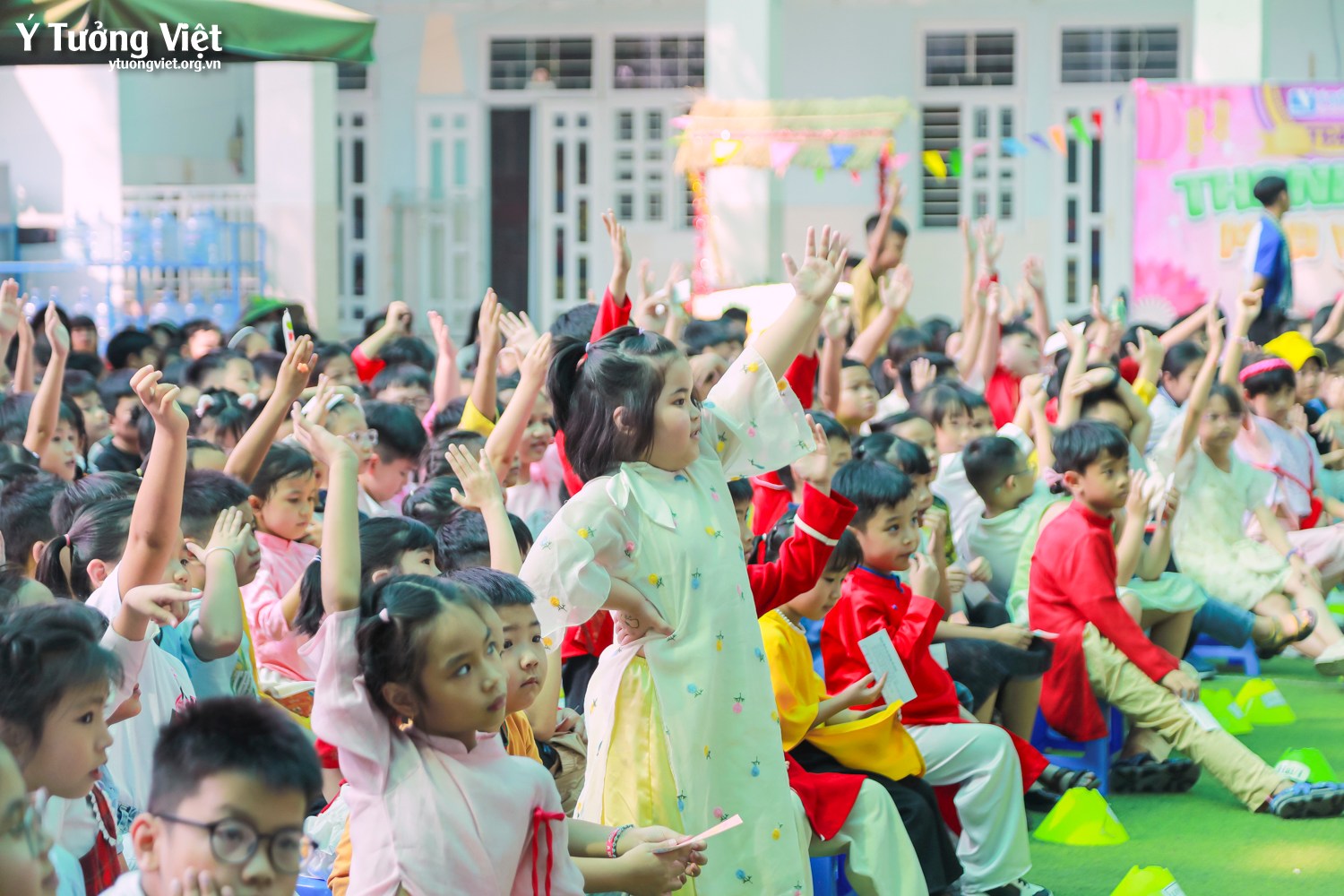 Khép lại hành trình của Tết vạn điều may, sắc xuân còn mãi trong lòng các bạn nhỏ Trường TH Tân Hương