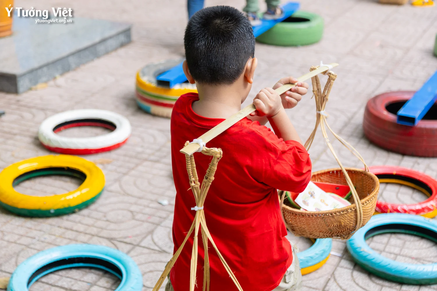 Khi văn hóa truyền thống trở thành trải nghiệm sống động trong trường học với mô hình ngày hội, sân chơi