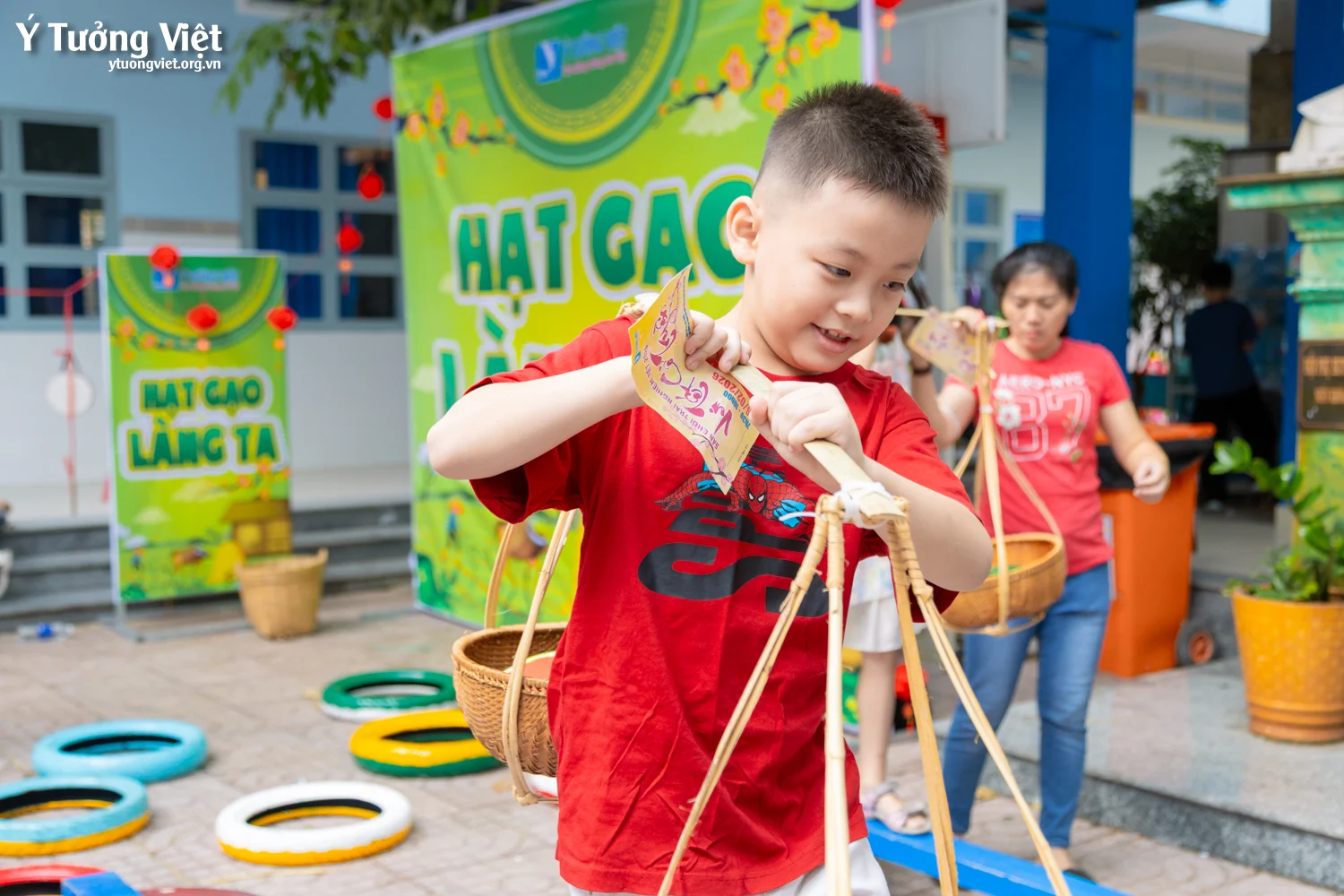Khi văn hóa truyền thống trở thành trải nghiệm sống động trong trường học với mô hình ngày hội, sân chơi