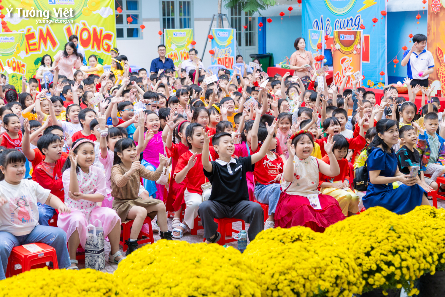 Khi văn hóa truyền thống trở thành trải nghiệm sống động trong trường học với mô hình ngày hội, sân chơi