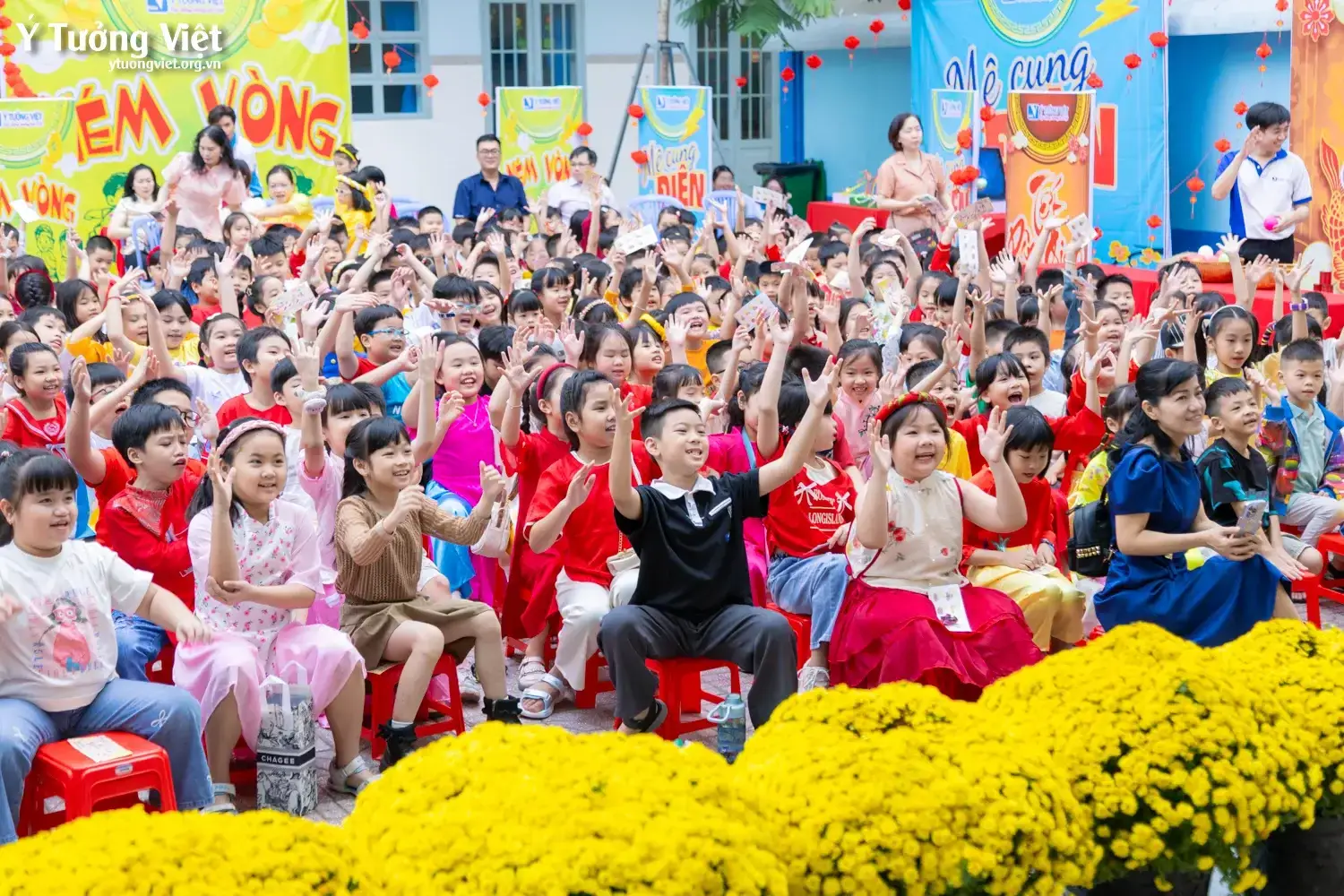 Khi văn hóa truyền thống trở thành trải nghiệm sống động trong trường học với mô hình ngày hội, sân chơi