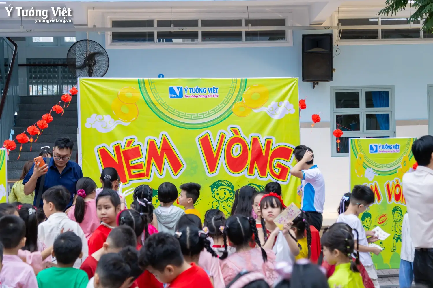 Khi văn hóa truyền thống trở thành trải nghiệm sống động trong trường học với mô hình ngày hội, sân chơi
