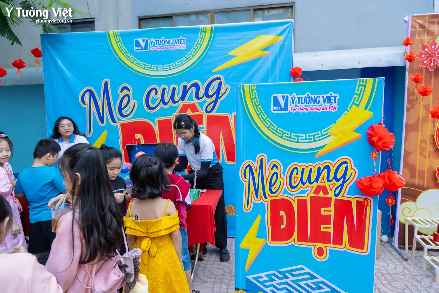 Khi văn hóa truyền thống trở thành trải nghiệm sống động trong trường học với mô hình ngày hội, sân chơi