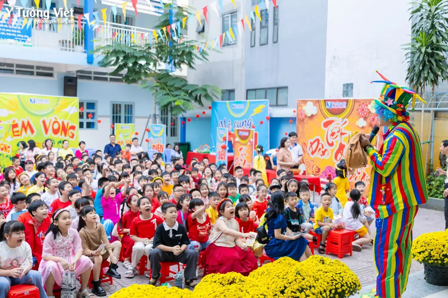 Khi văn hóa truyền thống trở thành trải nghiệm sống động trong trường học với mô hình ngày hội, sân chơi