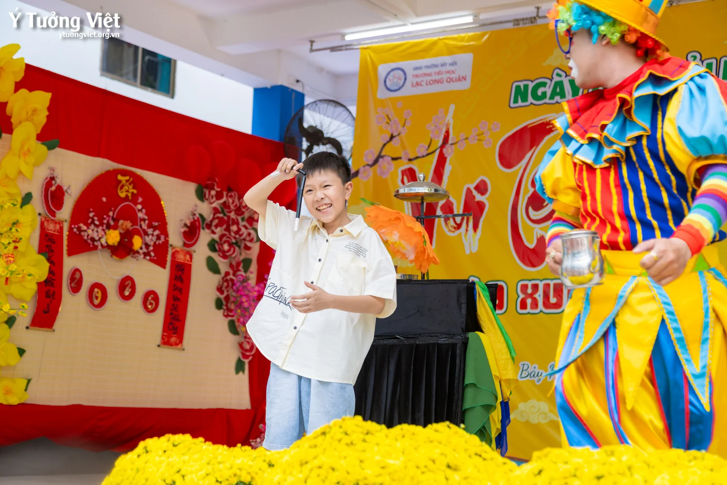 Khi văn hóa truyền thống trở thành trải nghiệm sống động trong trường học với mô hình ngày hội, sân chơi