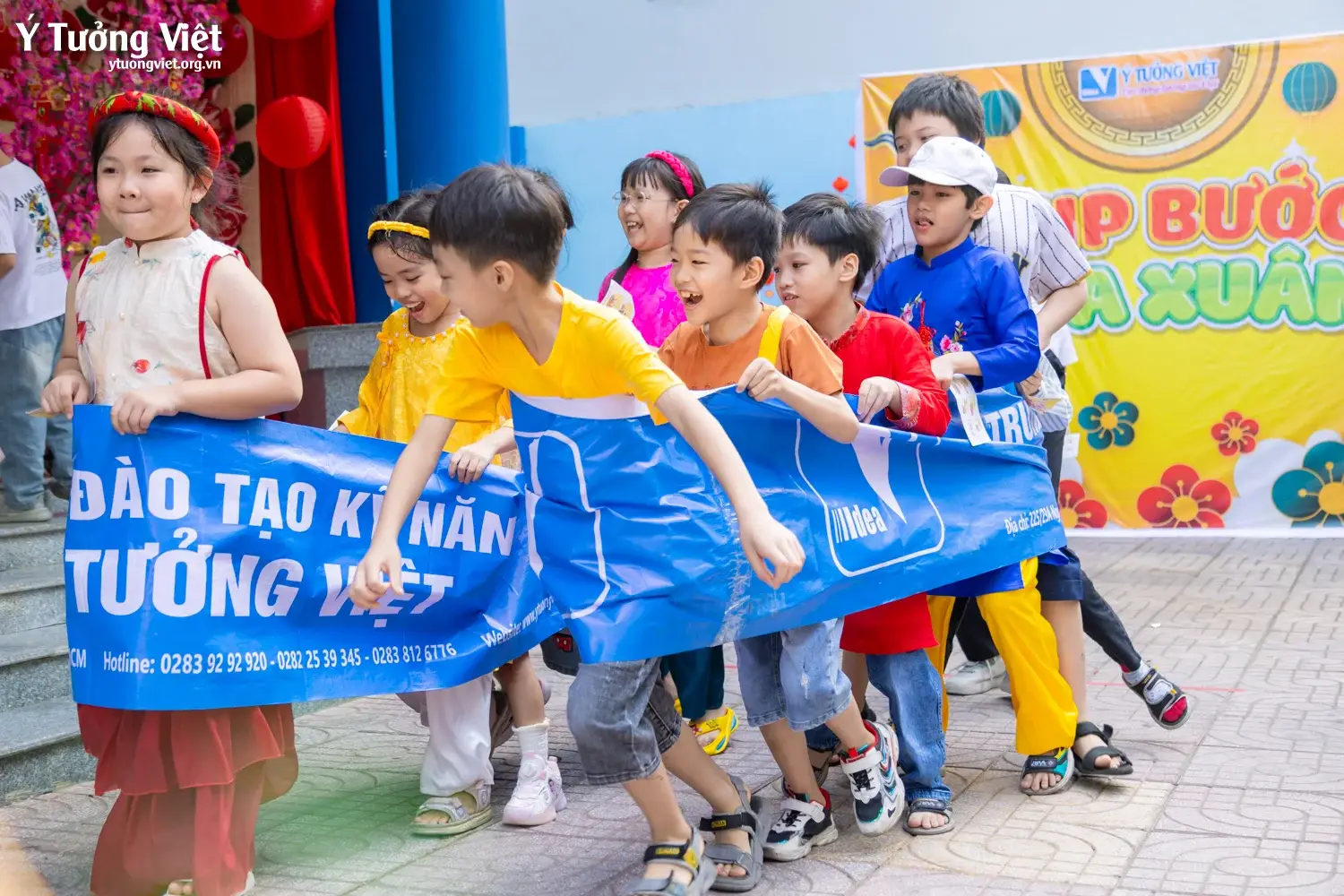 Khi văn hóa truyền thống trở thành trải nghiệm sống động trong trường học với mô hình ngày hội, sân chơi