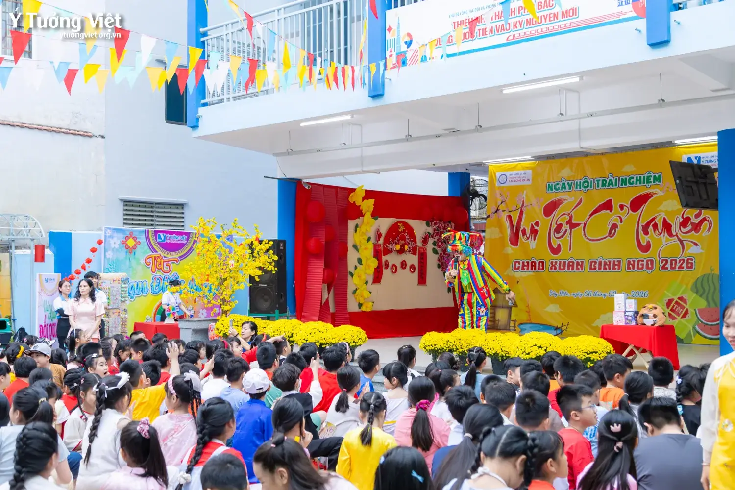 Khi văn hóa truyền thống trở thành trải nghiệm sống động trong trường học với mô hình ngày hội, sân chơi
