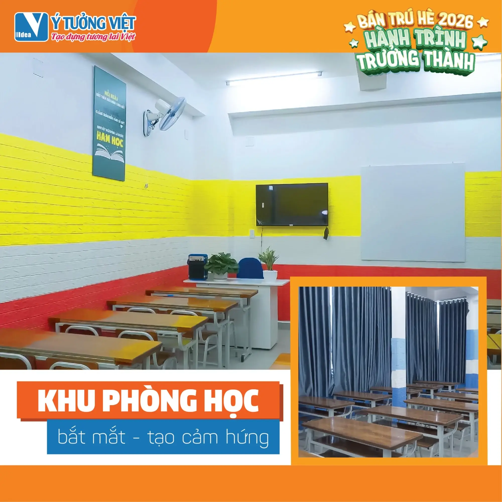 Khóa học bán trú hè 2026 tại Ý Tưởng Việt Tân Phú: Con học gì, chơi đâu suốt 8 tiếng?
