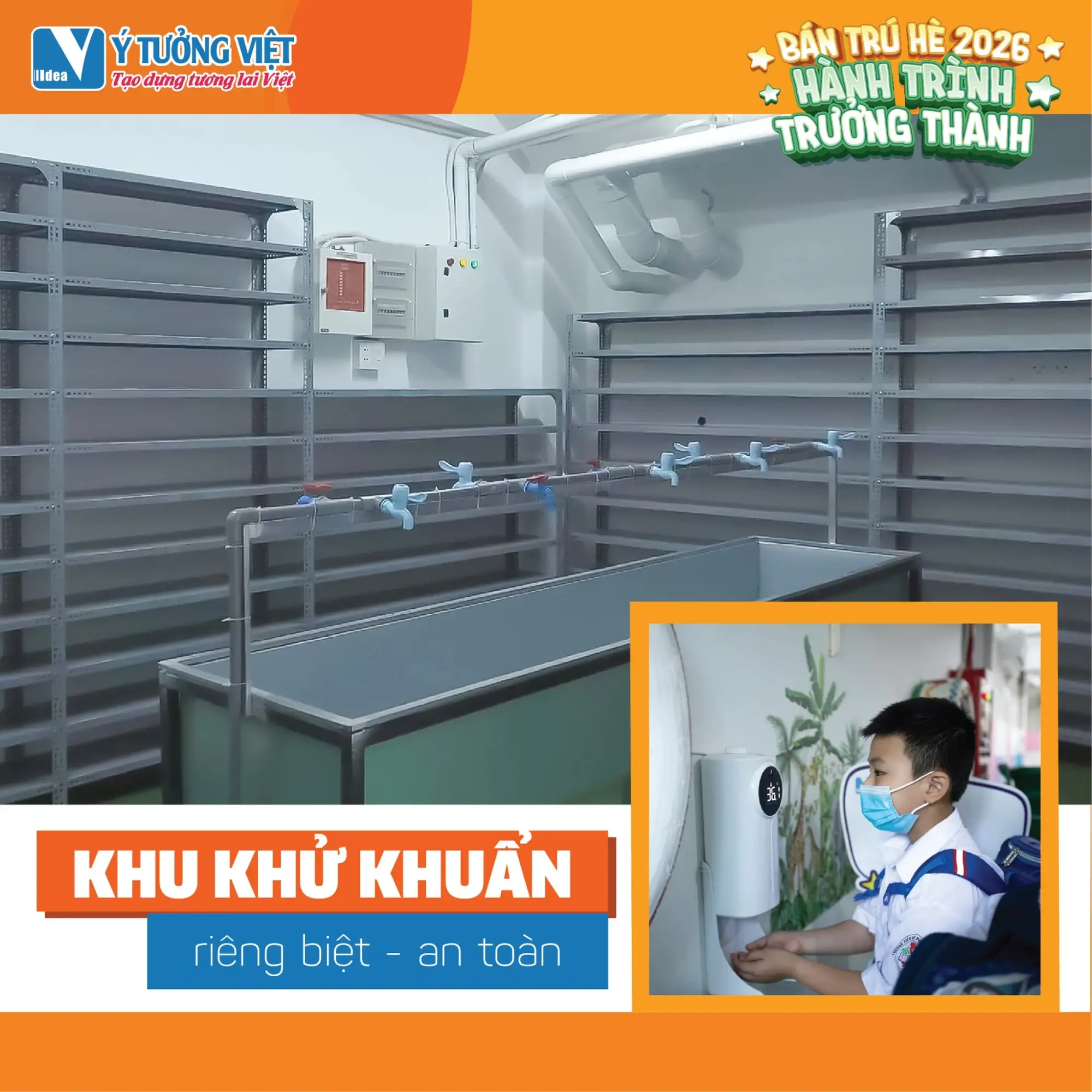 Khóa học bán trú hè 2026 tại Ý Tưởng Việt Tân Phú: Con học gì, chơi đâu suốt 8 tiếng?