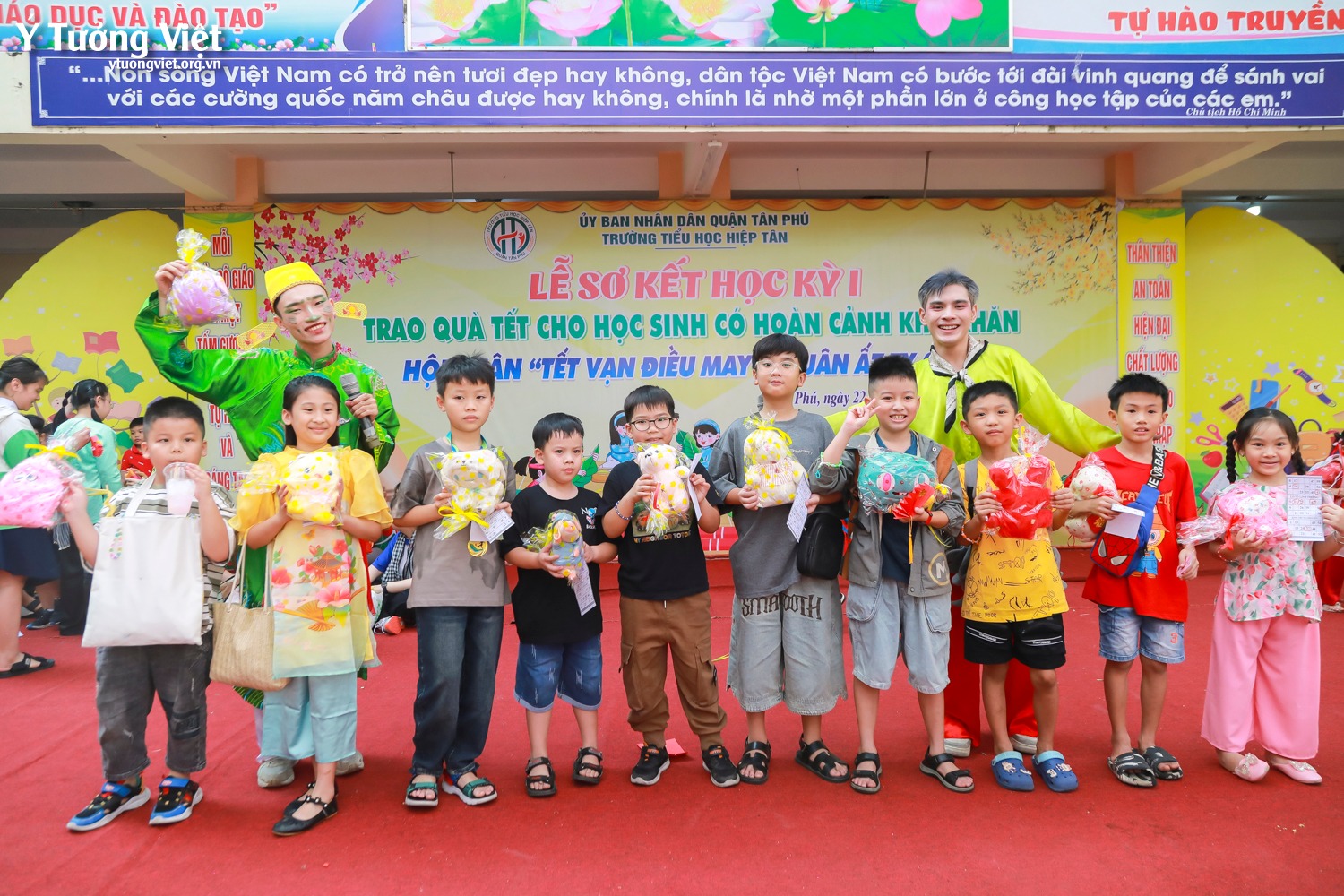 Kịch tuổi thơ “Rồng rắn lên mây, chung tay đón Tết” ở TH Hiệp Tân – Khi những giá trị truyền thống sẽ luôn song hành với hiện tại