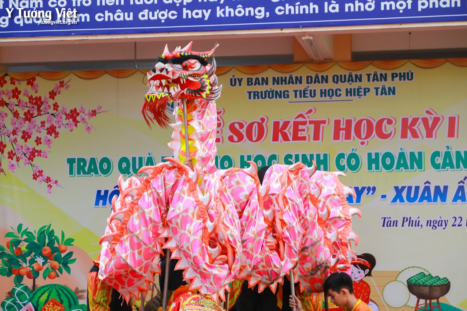 Kịch tuổi thơ “Rồng rắn lên mây, chung tay đón Tết” ở TH Hiệp Tân – Khi những giá trị truyền thống sẽ luôn song hành với hiện tại