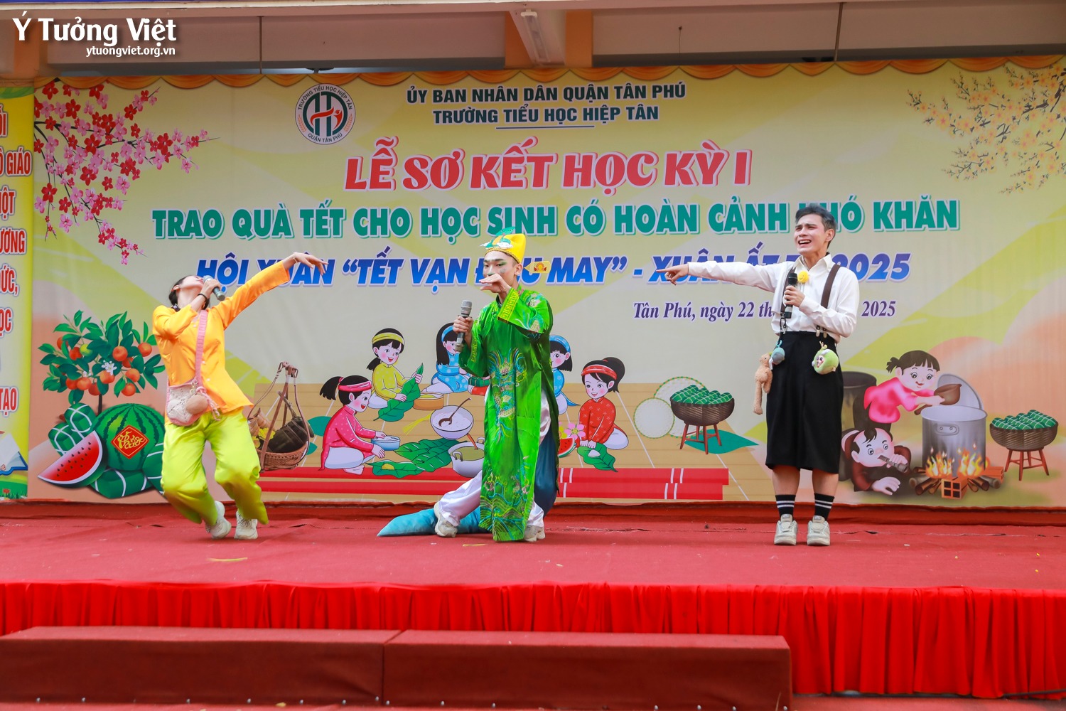 Kịch tuổi thơ “Rồng rắn lên mây, chung tay đón Tết” ở TH Hiệp Tân – Khi những giá trị truyền thống sẽ luôn song hành với hiện tại