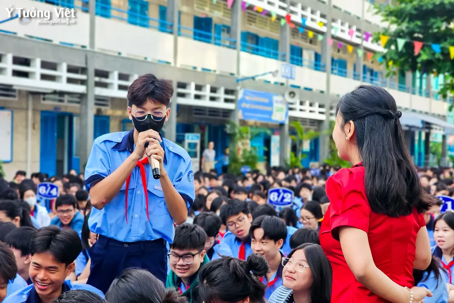 Mang thông điệp phòng tránh bạo lực học đường đến cùng Trường THCS Lê Lợi
