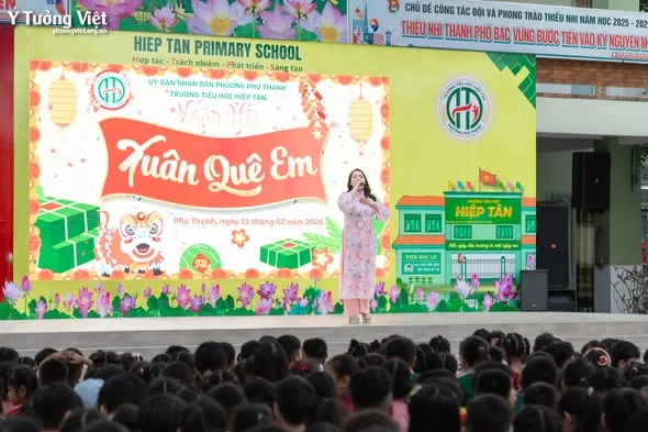 Ngày hội trải nghiệm tết cổ truyền – một trang ký ức mùa xuân đáng nhớ ở trường TH Hiệp Tân