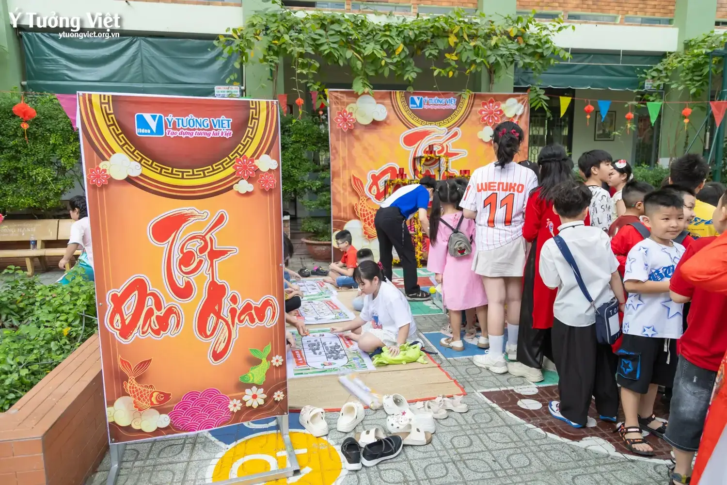 Ngày hội trải nghiệm tết cổ truyền – một trang ký ức mùa xuân đáng nhớ ở trường TH Hiệp Tân
