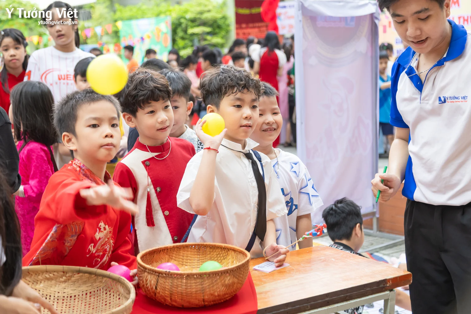Ngày hội trải nghiệm tết cổ truyền – một trang ký ức mùa xuân đáng nhớ ở trường TH Hiệp Tân