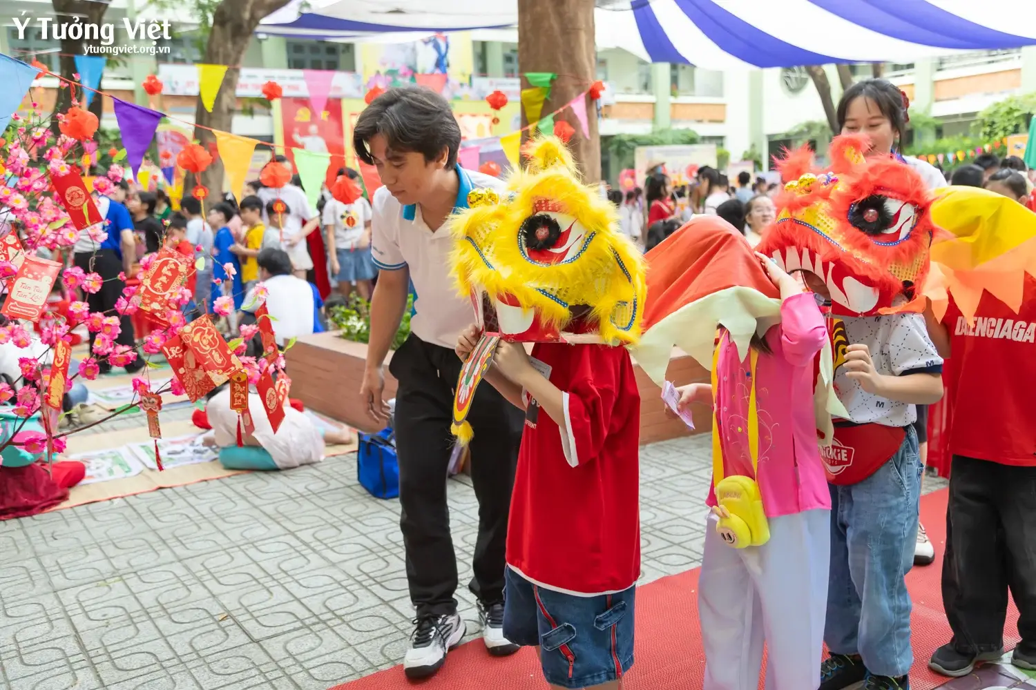Ngày hội trải nghiệm tết cổ truyền – một trang ký ức mùa xuân đáng nhớ ở trường TH Hiệp Tân