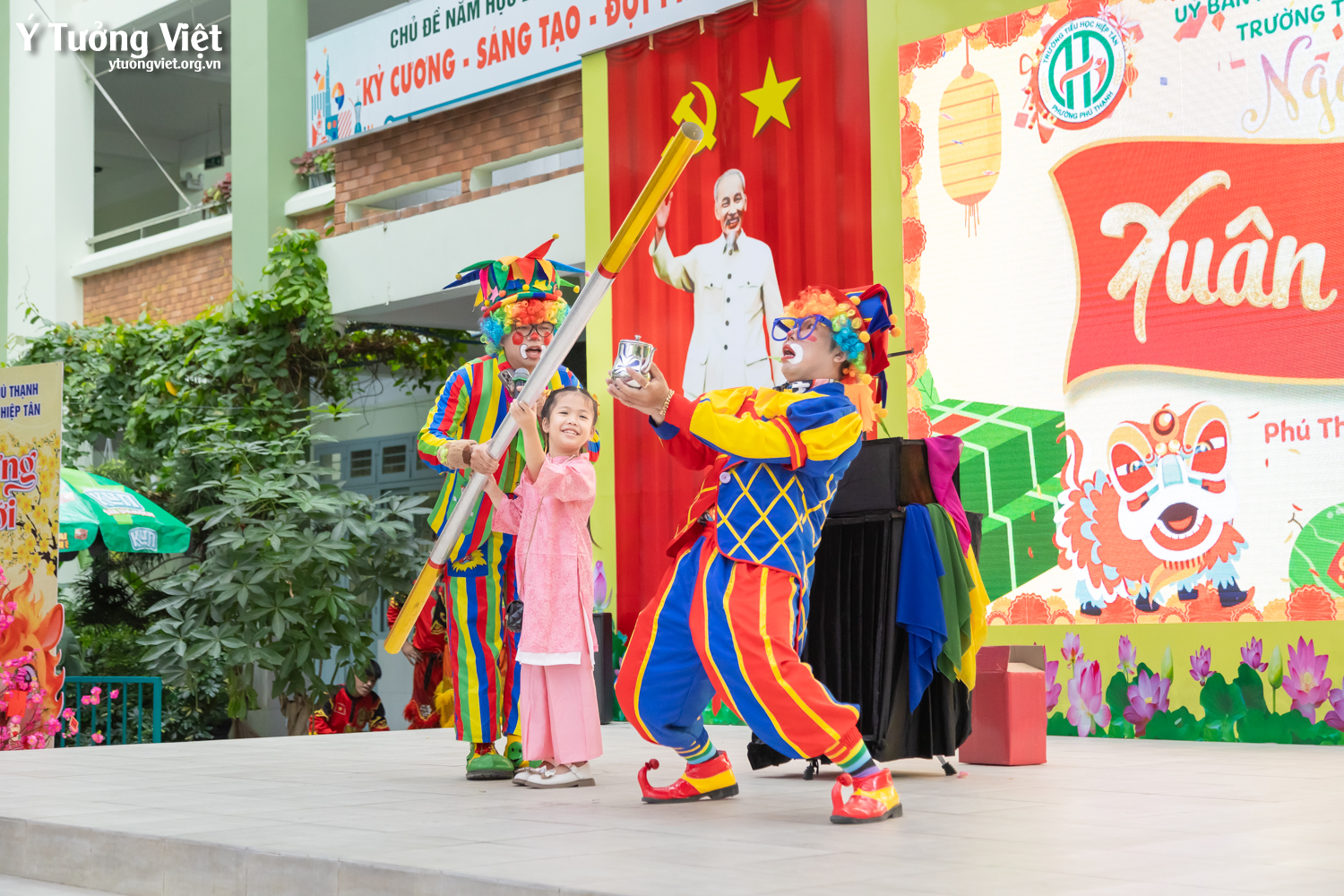 Ngày hội trải nghiệm tết cổ truyền – một trang ký ức mùa xuân đáng nhớ ở trường TH Hiệp Tân