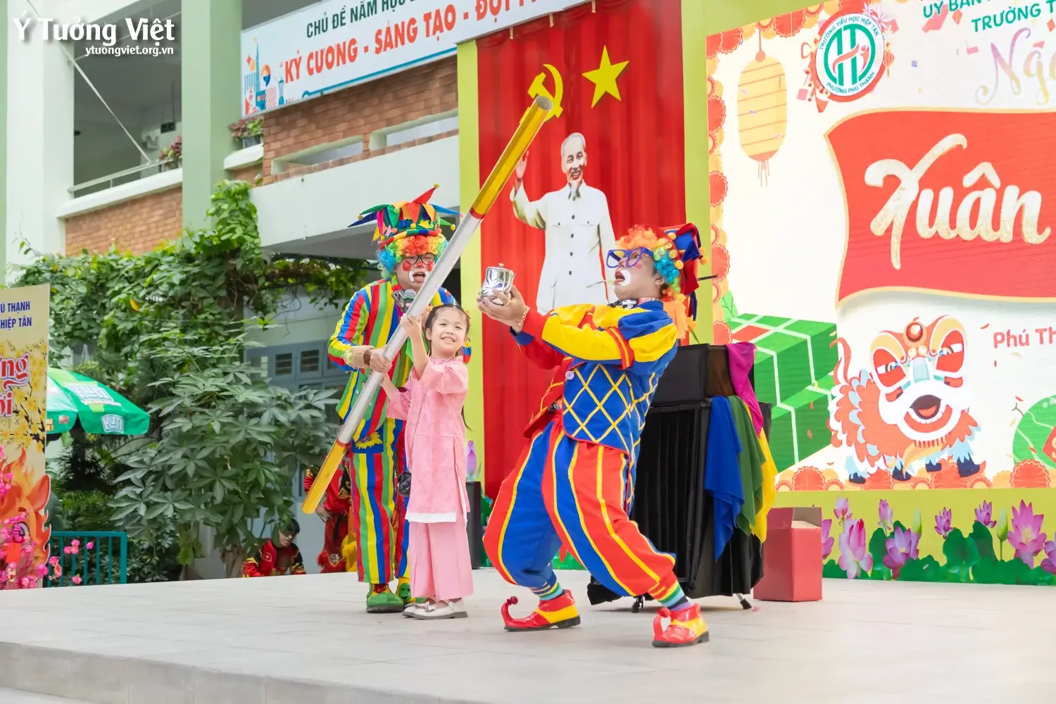 Ngày hội trải nghiệm tết cổ truyền – một trang ký ức mùa xuân đáng nhớ ở trường TH Hiệp Tân