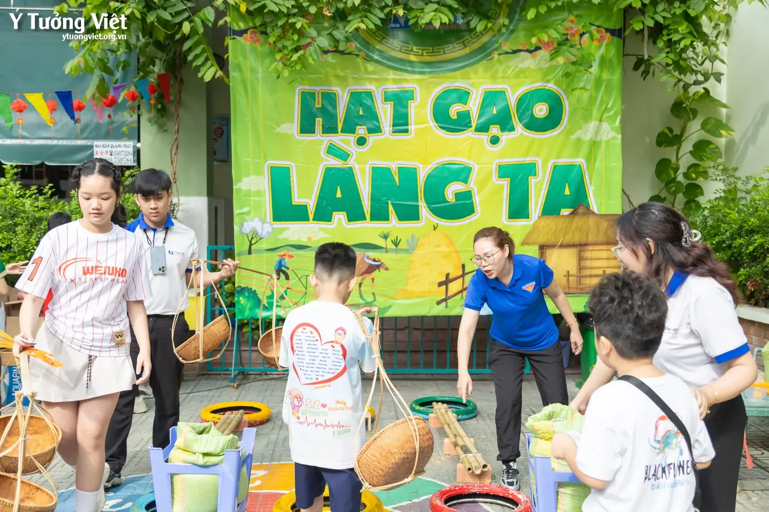 Ngày hội trải nghiệm tết cổ truyền – một trang ký ức mùa xuân đáng nhớ ở trường TH Hiệp Tân