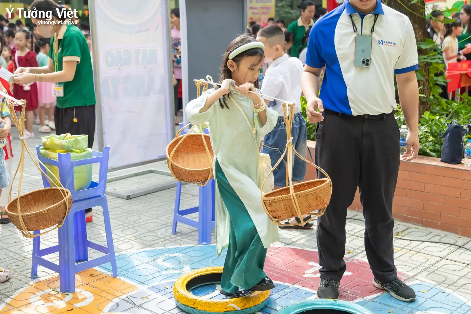 Ngày hội trải nghiệm tết cổ truyền – một trang ký ức mùa xuân đáng nhớ ở trường TH Hiệp Tân