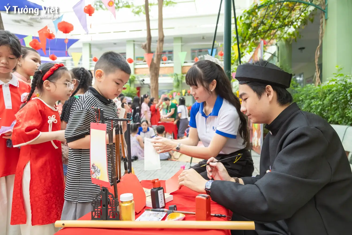 Ngày hội trải nghiệm tết cổ truyền – một trang ký ức mùa xuân đáng nhớ ở trường TH Hiệp Tân