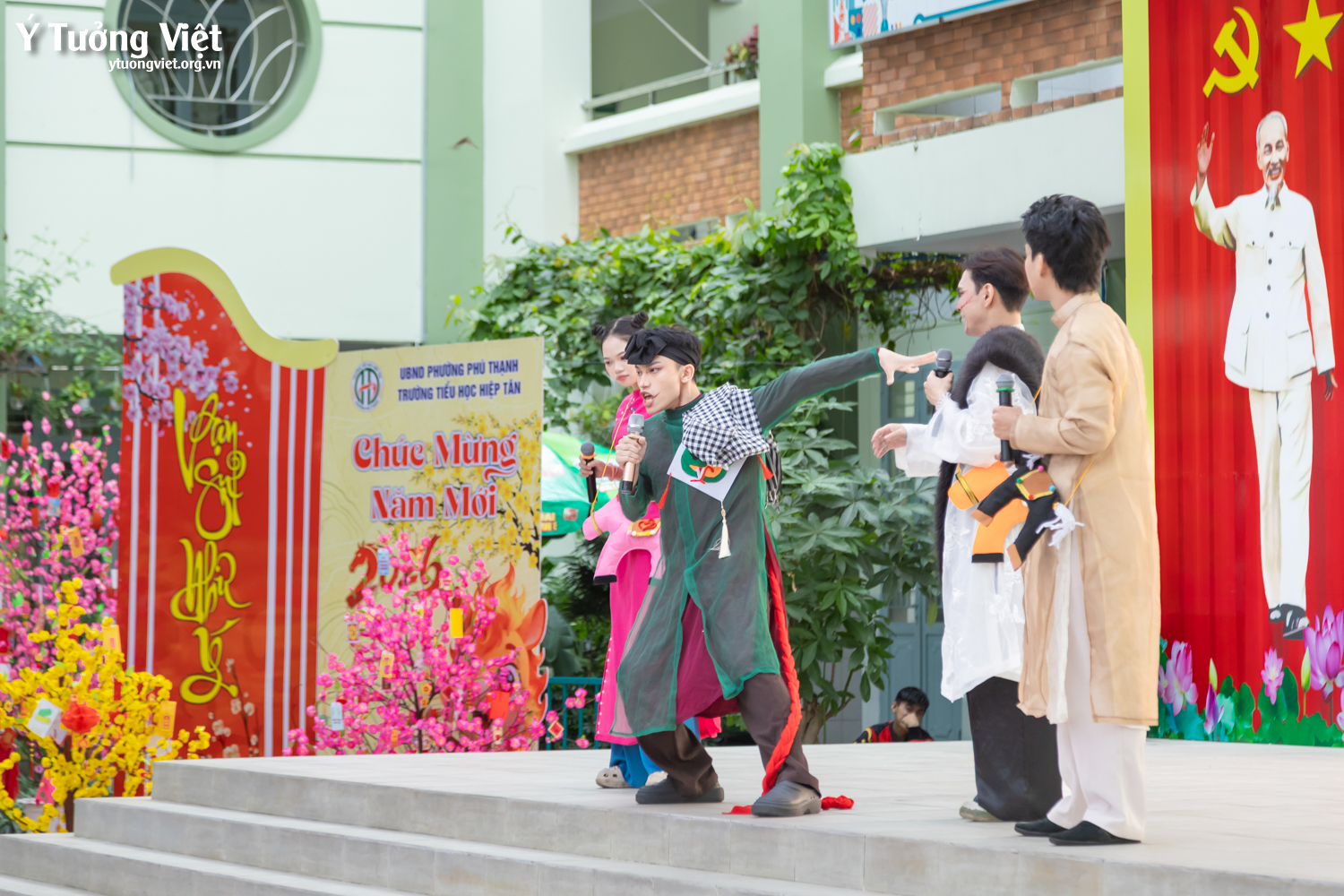 Ngày hội trải nghiệm tết cổ truyền – một trang ký ức mùa xuân đáng nhớ ở trường TH Hiệp Tân