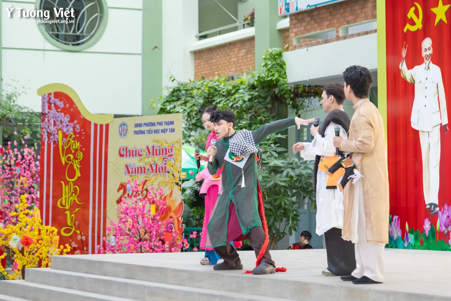 Ngày hội trải nghiệm tết cổ truyền – một trang ký ức mùa xuân đáng nhớ ở trường TH Hiệp Tân